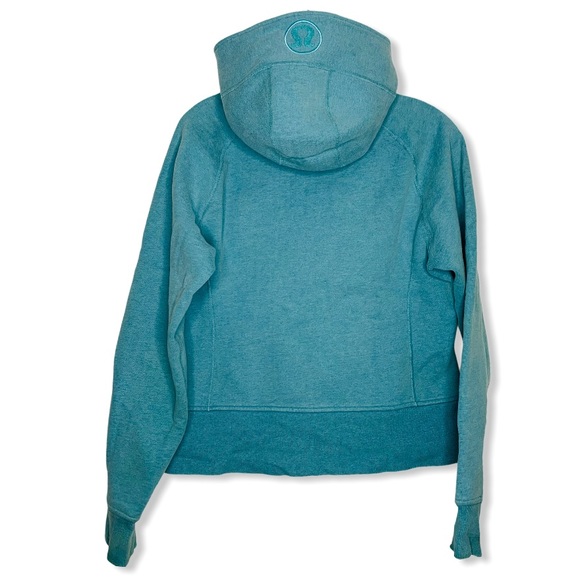 LULULEMON Jacket Turquoise Scuba Hoodie - Picture 2 of 5